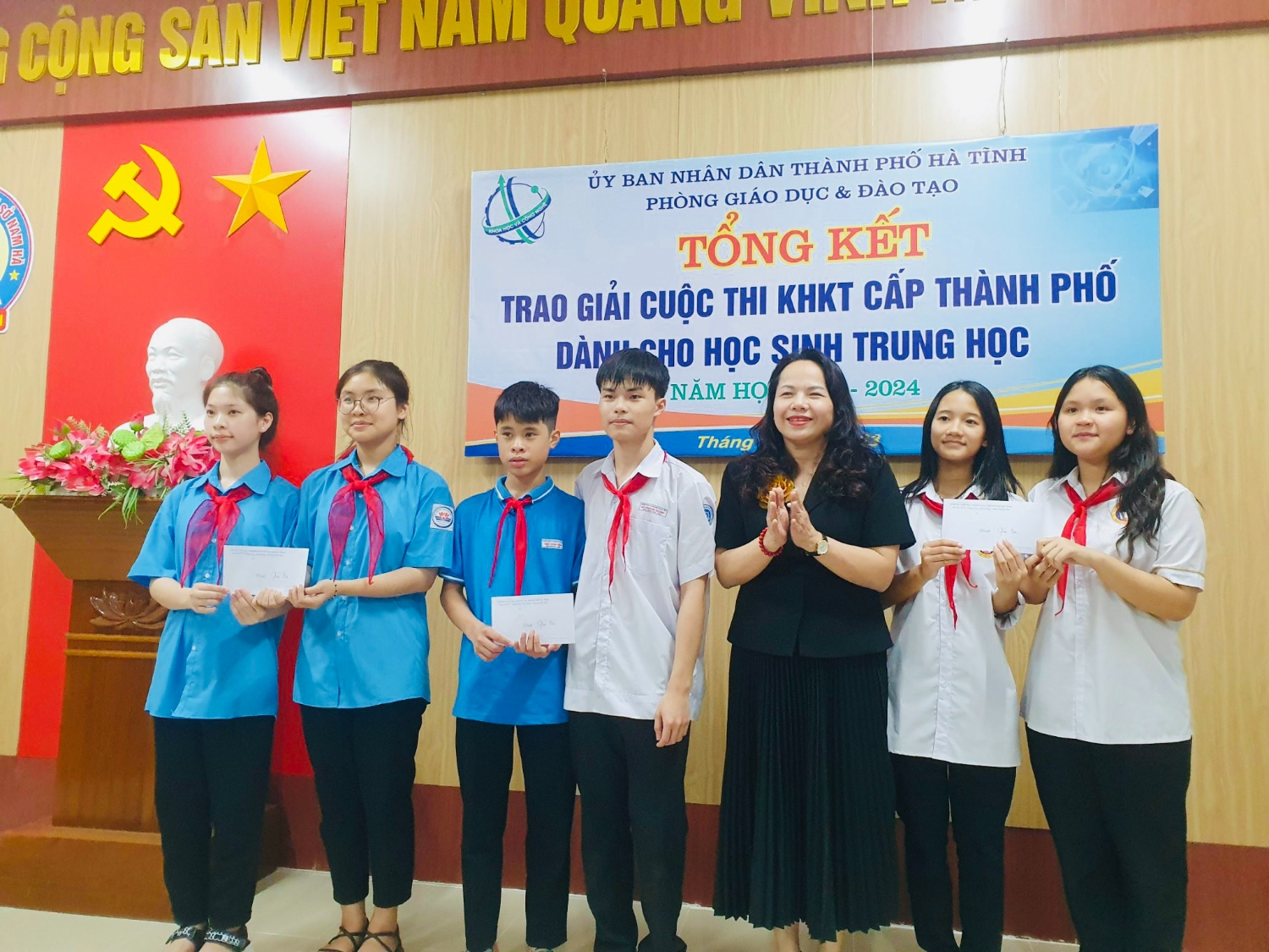 Kết quả đáng khích lệ từ cuộc thi KHKT cấp Thành phố.